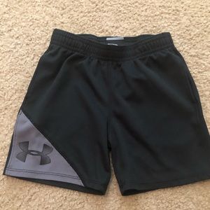 3T boys athletic shorts-Under Armour and Hurley